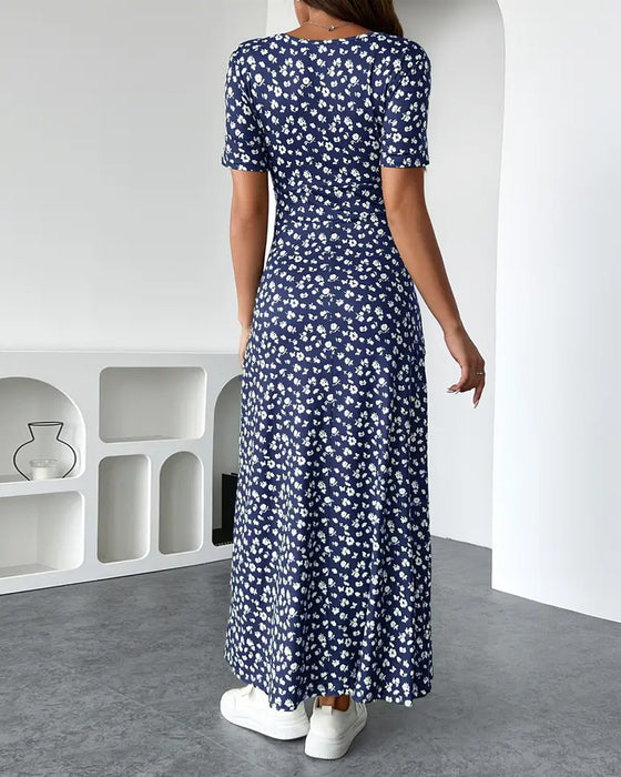 Sexy Elegant Printed Dress