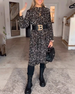 Vintage printed dress