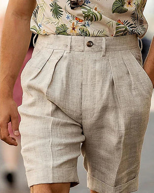 Solid color baggy shorts