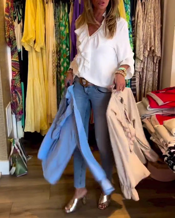 Women's Designer ruffled Blouses