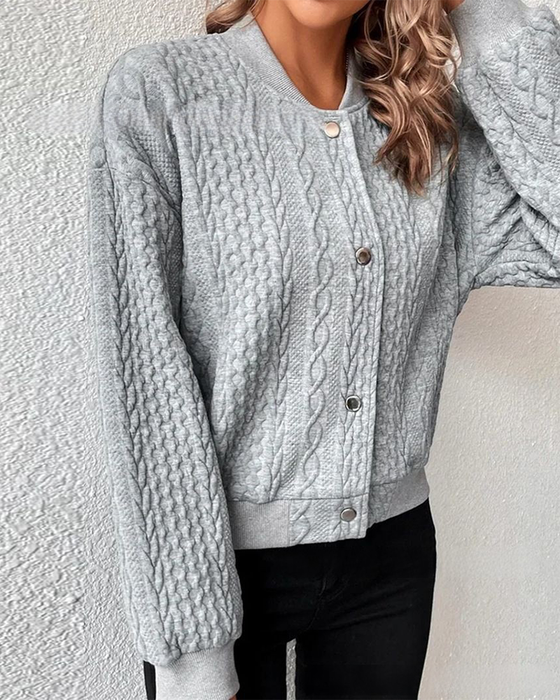 Solid color button down cardigan