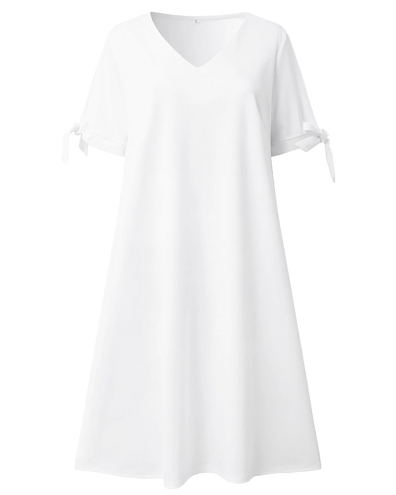 Split Sleeve Elegant Dress