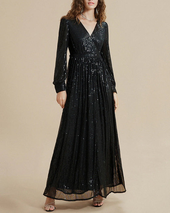 Sequined and elegant dress