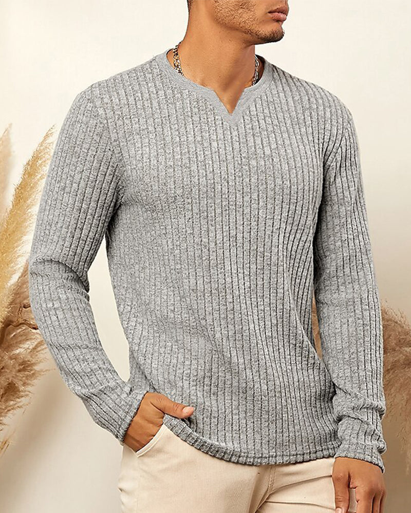 Casual Long Sleeve Top for Men