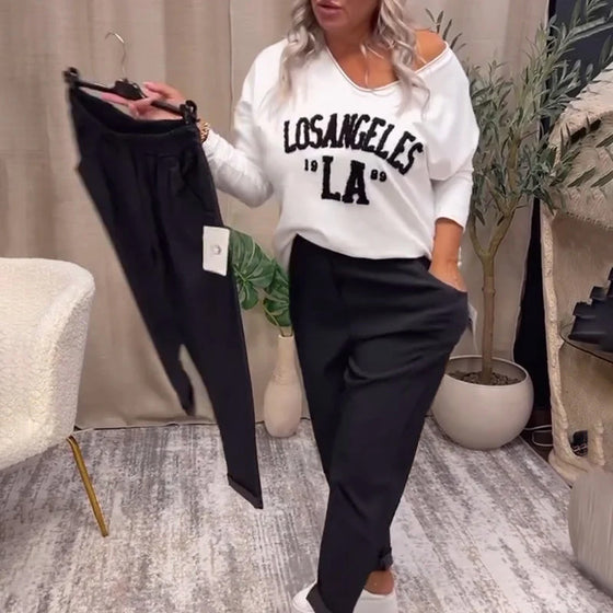 Casual solid color pocket pants