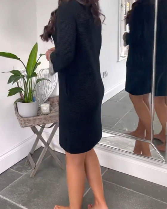 Elegant round neck dress