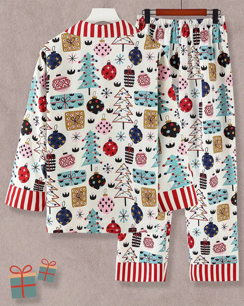 Printed casual home two-piece set