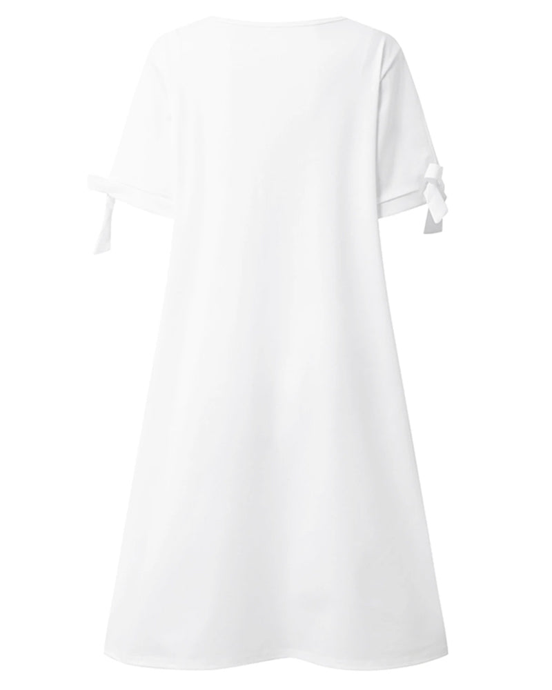 Split Sleeve Elegant Dress