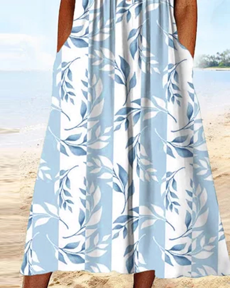 Slim-fitting short-sleeved dress