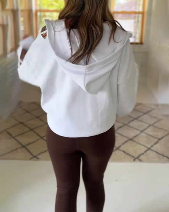 Rugby Sequin Hoodie