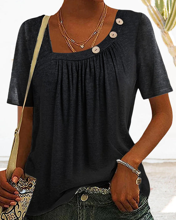 Comfortable short sleeve top