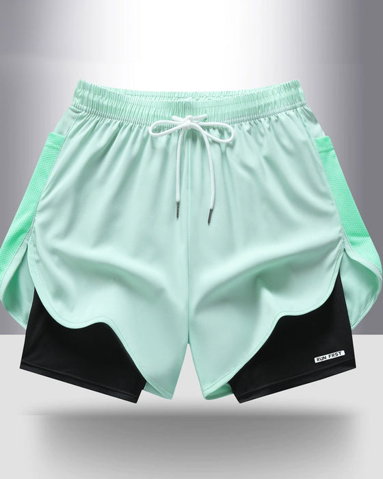 Breathable Quick-Dry Double-Layer Shorts