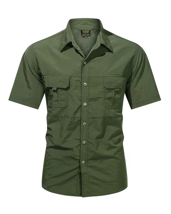 Casual Breathable Short Sleeve Shirt