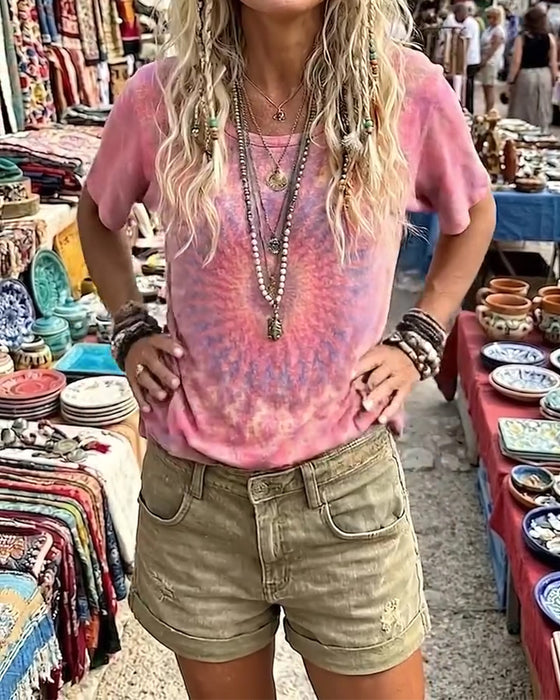 Gradient Tie-Dye T-Shirt