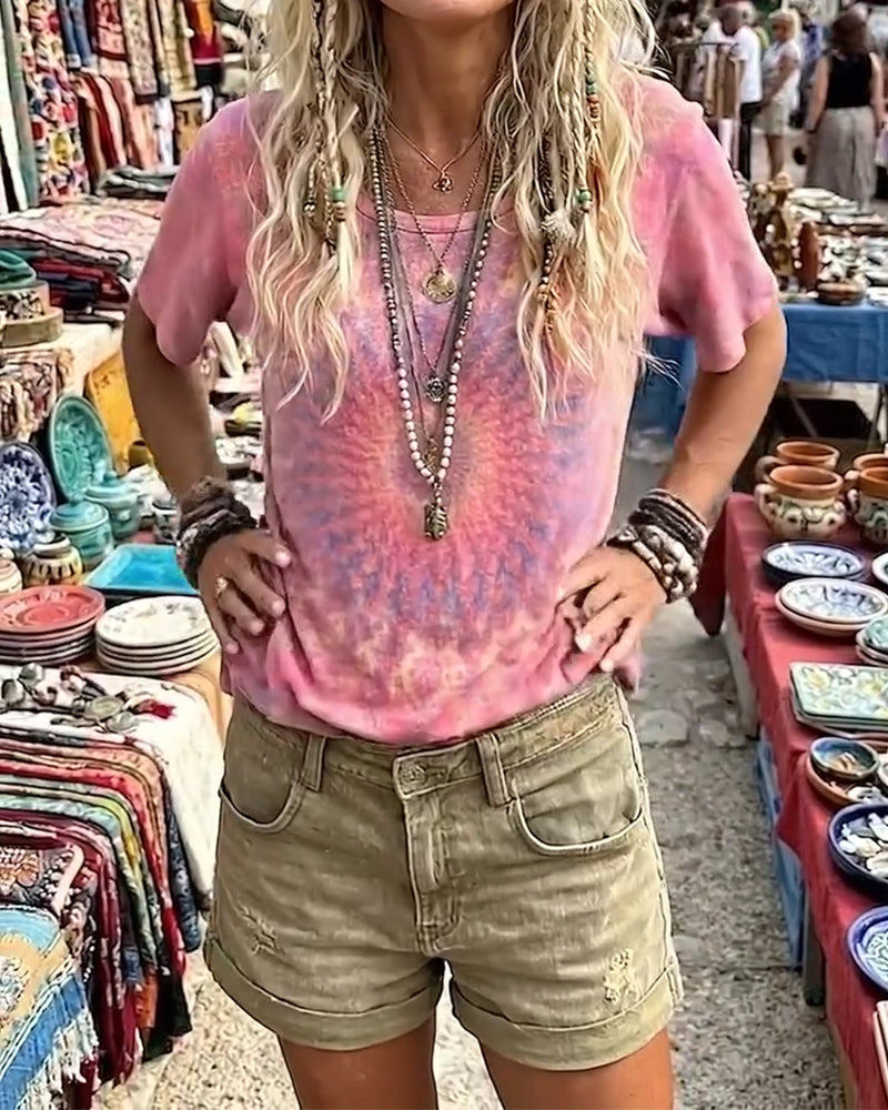 Gradient Tie-Dye T-Shirt