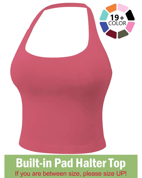 Casual Built In Bra Cami Top