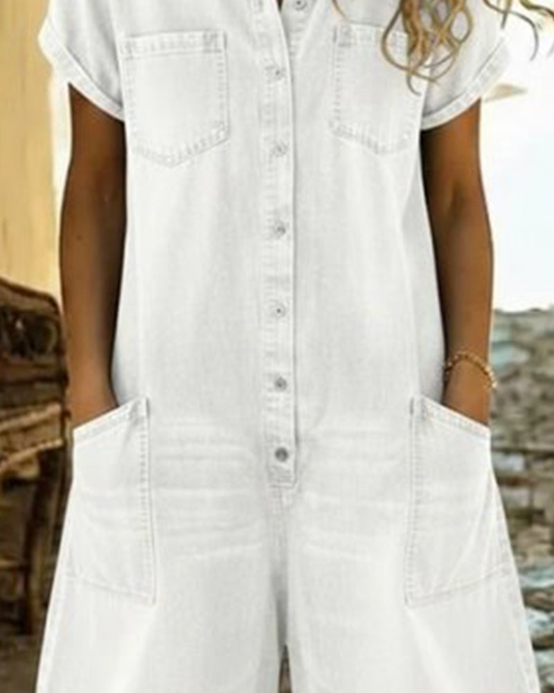 Short Sleeve Jumpsuits
