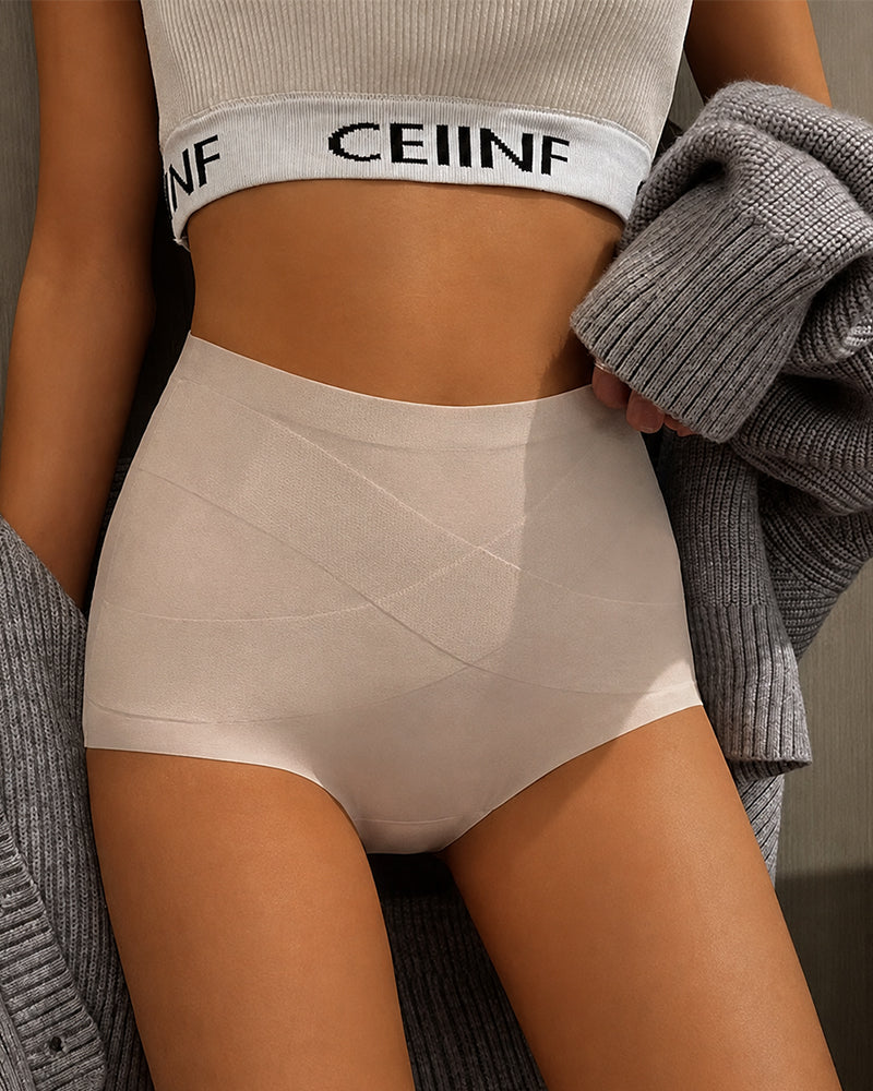 Ice Silk Seamless Hip Lift Panties