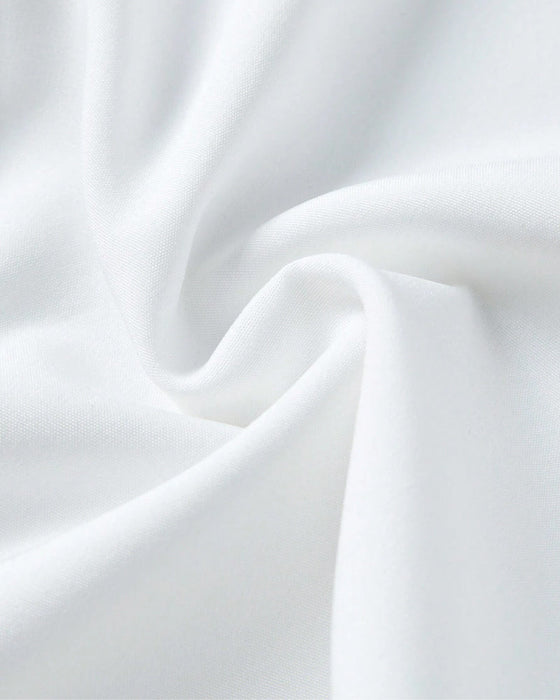 Lapel ruffled solid color shirt