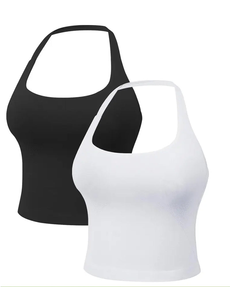 Casual Built In Bra Cami Top
