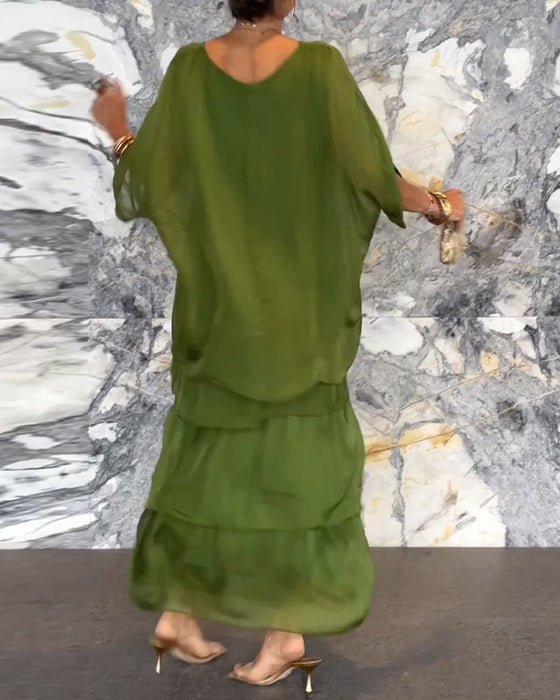 Artistic style loose dress