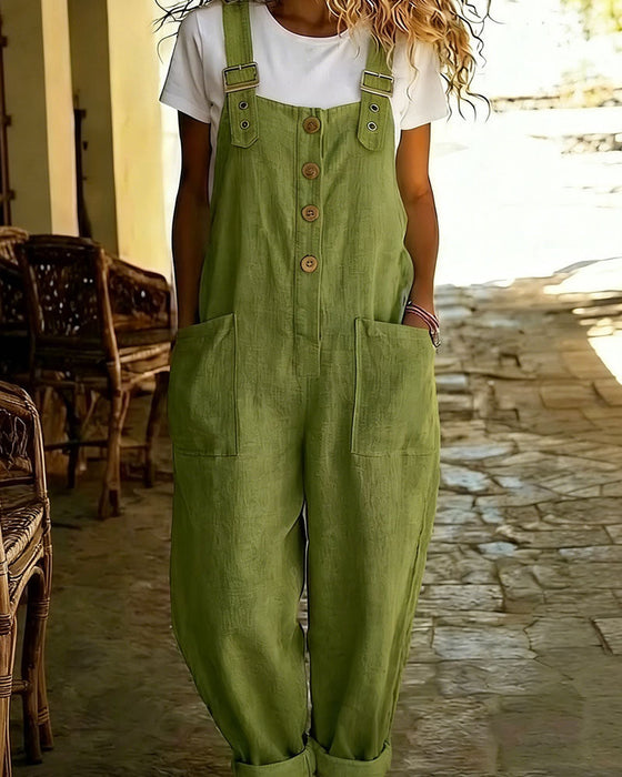 Casual Adjustable Fit Jumpsuit