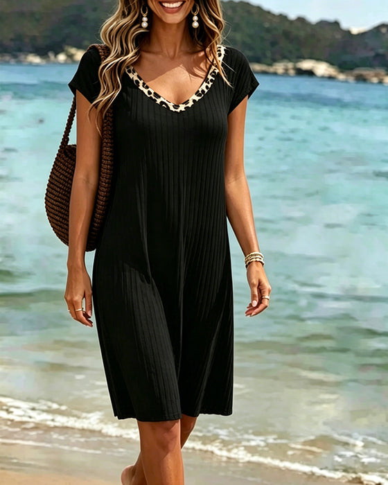 Open Back Bow Fashion Dress
