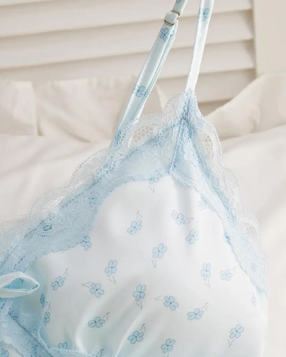 Sexy Lace Trim Lingerie Sleepwear