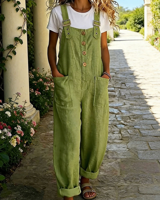 Casual Adjustable Fit Jumpsuit