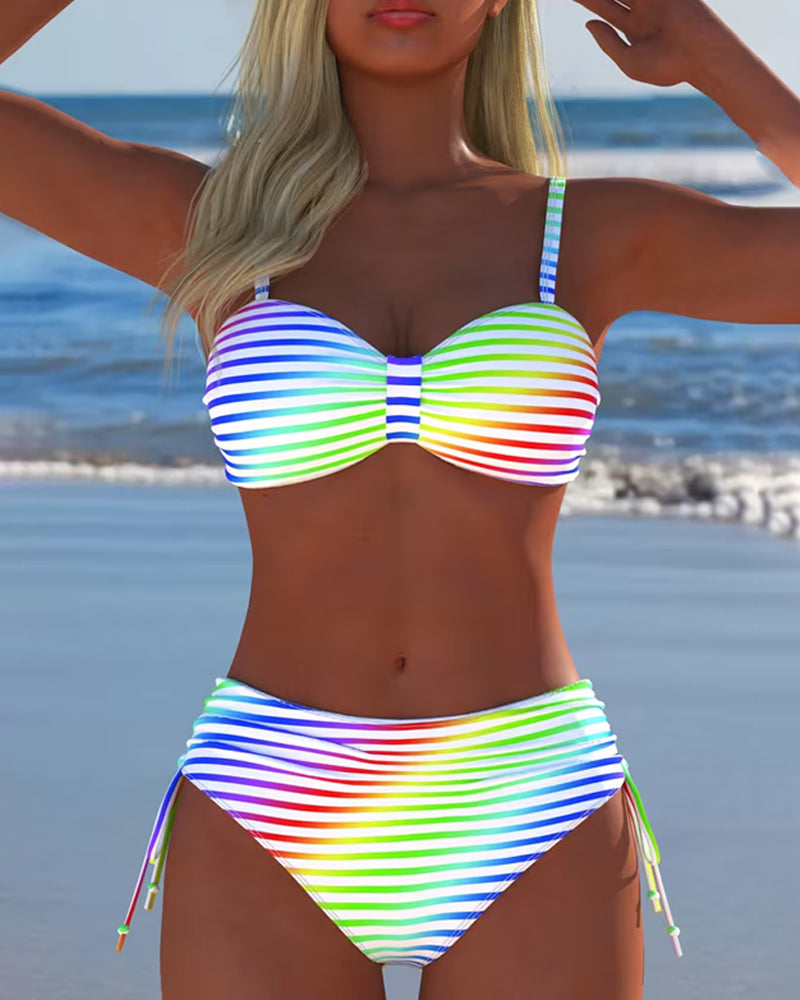 Sexy Vacation Split Bikini