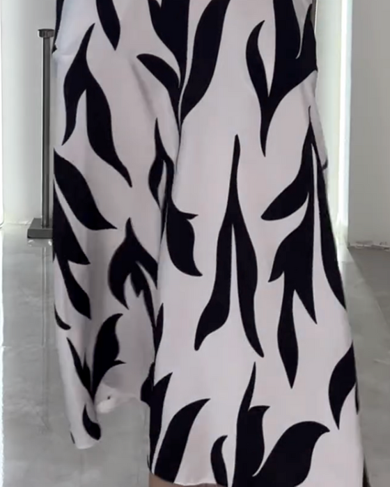 Casual Sleeveless Printed Dress