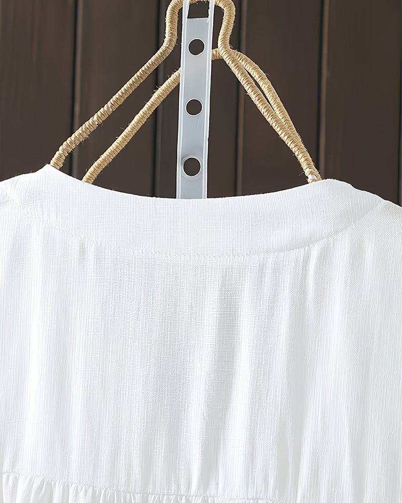 Sleeveless Small V-Neck Tank Top
