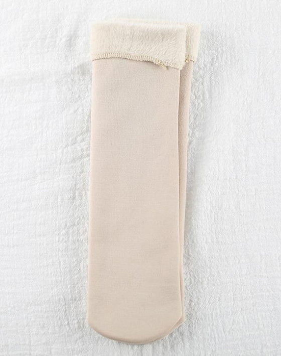 Winter soft plush floor socks