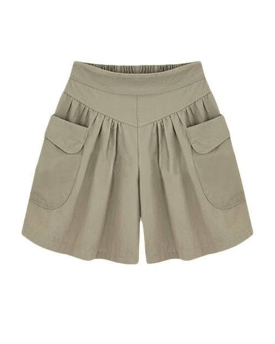 Loose High-Waisted Slimming Shorts