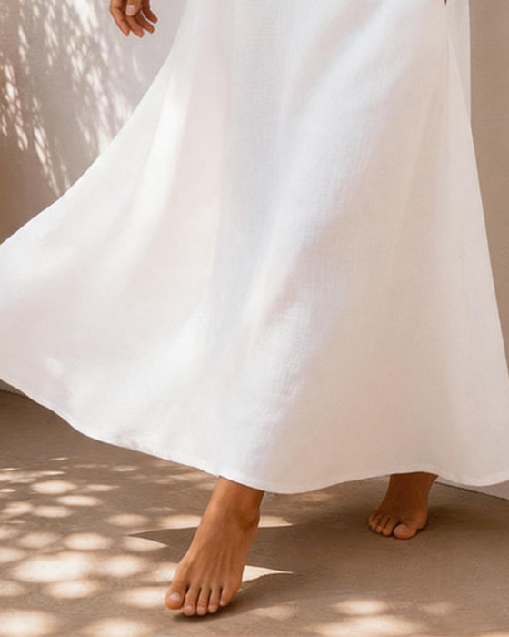 One-Shoulder Twist Knot Dress