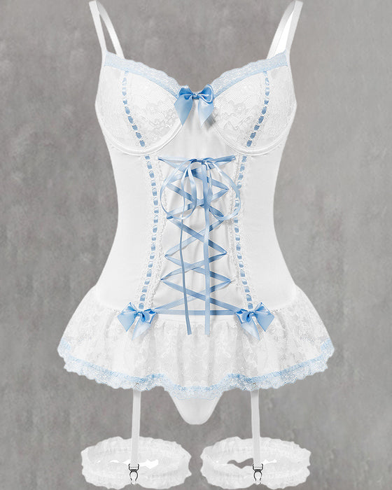 Lace Bow Sexy Lingerie