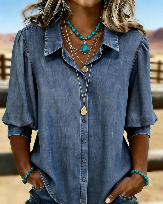 Bubble Short-Sleeved Shirt