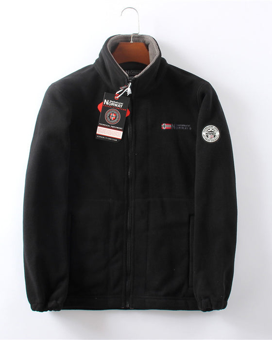 Men's Double-Layer Fleece Jacket & 50% OFF