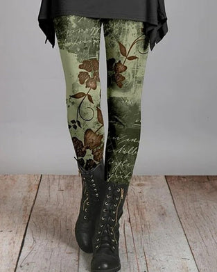 Retro Leggings Ethnic Style