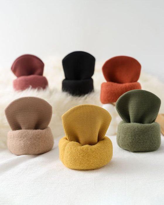 Winter soft plush floor socks