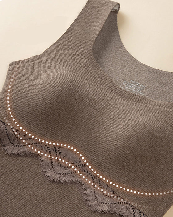 Seamless Thermal Built-In Bra Tank Top