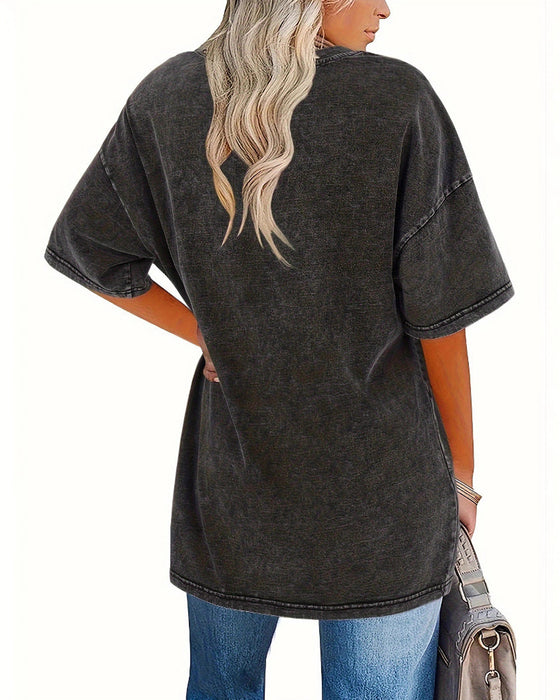 Loose Fit Casual Short Sleeve T-Shirt
