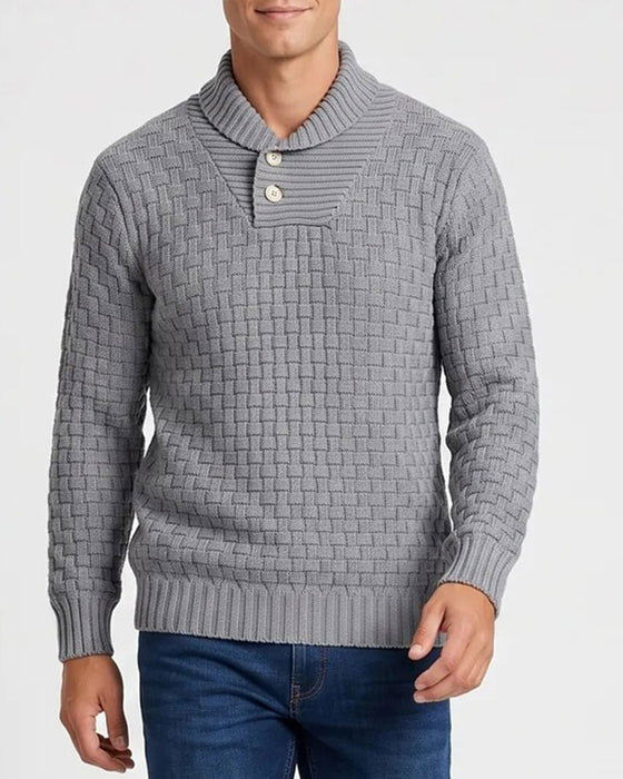Men's Plaid Casual Pullover