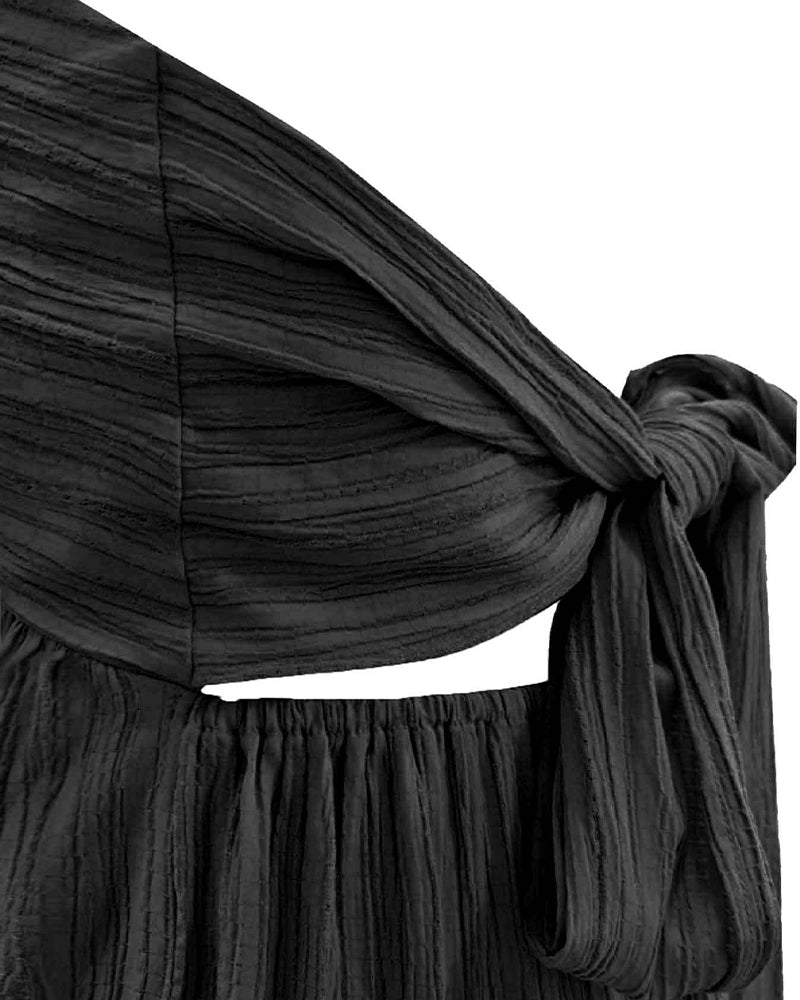 Fashion Solid Halter Dress