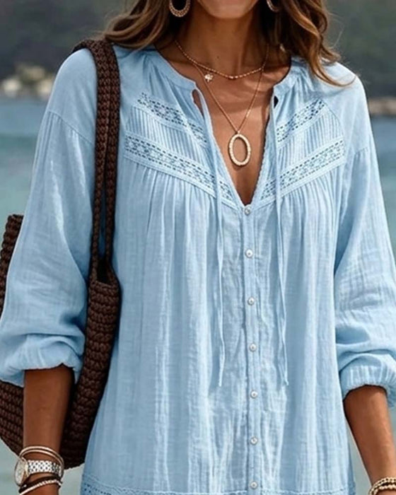 Textured Lace Tiered Long Dress