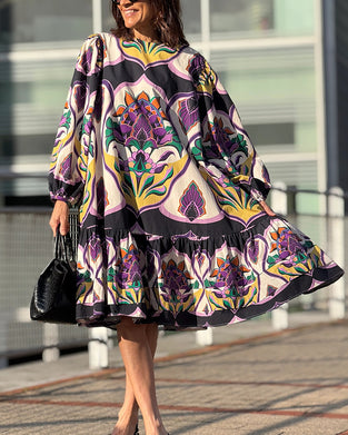 Bohemian-Style Loose Dress