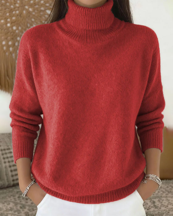 Turtleneck Lazy Style Pullover