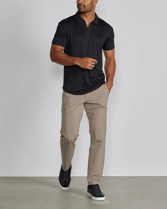 Polo Collar Short Sleeve Men's T-Shirt