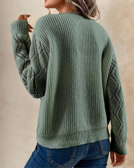 V neck elegant sweaters