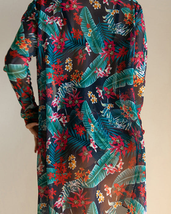 Floral Print Bikinis and Cover Up